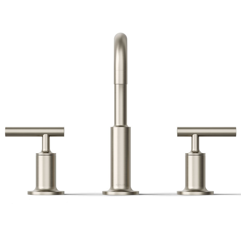 Purist Widespread Faucet, Vibrant Brushed Nickel