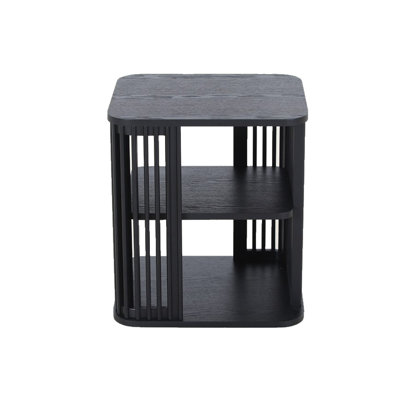 Arqon  - Modern Mid Century Black Ash End Table