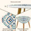 Ensemble de 2 tables basses gigognes Triangle