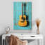 Guitare Abarca dans la chambre bleue-108546149
