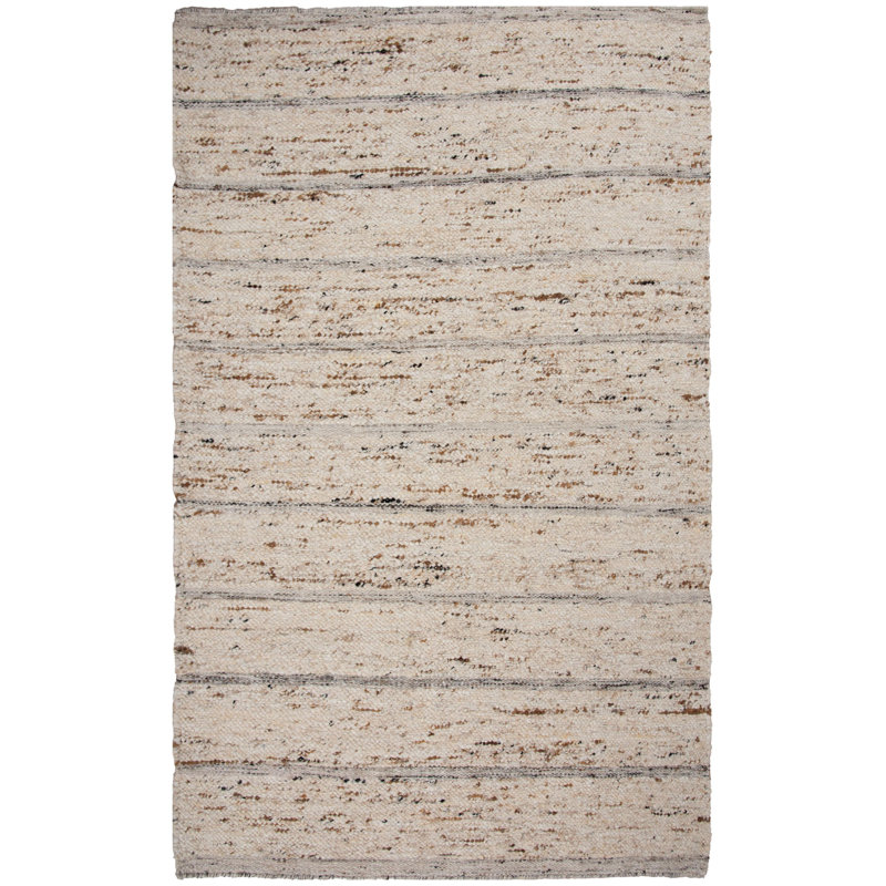 Tapis 100% laine tissé à la main, Rectangulaire 8 pi x 10 pi