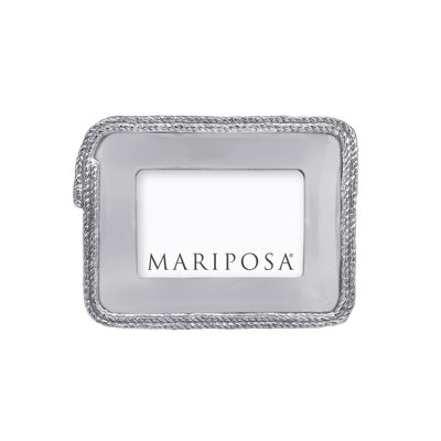 High Seas Silver Metal Embossed Picture Frame