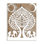 «Boho Elephants Tree of Life Abstract Sun Moon», art mural sur toile tendue