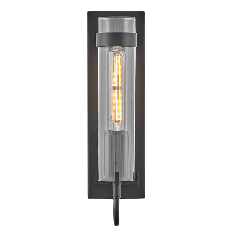 Ryden 1 - Light Outdoor Wall Lantern, Black