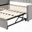 Lit de jour simple rembourré avec lit gigogne escamotable, pour les chambres d'amis et les solutions peu encombrantes-2112168798