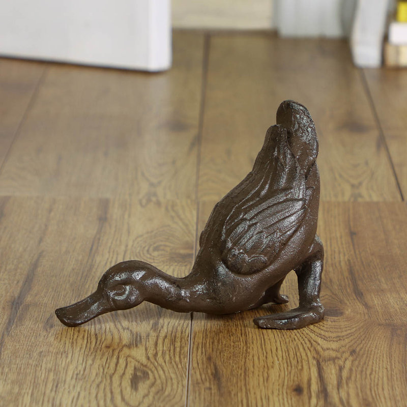 Boatright Diving Duck Iron Floor Door Stop