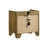 1-Drawer Nightstand With Integrated LED, Medium Oak