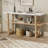 Narrow Console Table With Marble-Effect Top, Retro Entryway Table With Open Shelf, Sofa Table For Entryway, Hallway And Living Room-756843753