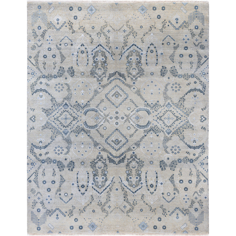 Overdyed One-of-a-Kind 8' 1" X 10' 2" Hand Knotted Area Rug