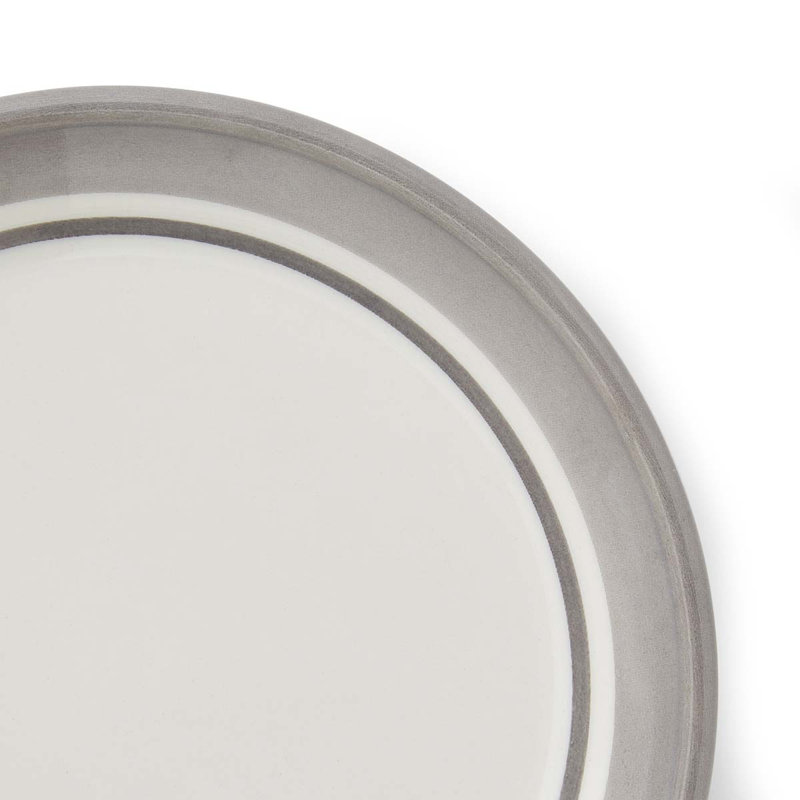 Portmeirion, Potters Stripe - Bread Plates, Grey