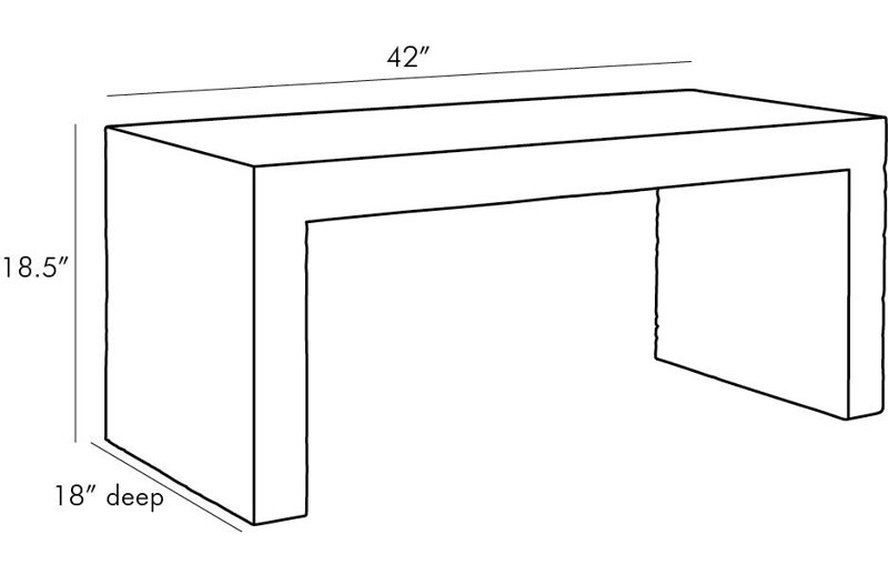 Solid Wood Cocktail Table