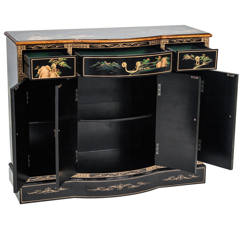 Abigal 42'' Solid Wood Sideboard