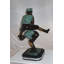 Grande statue en bronze Felicia Leap grenaille - Taille: L 26 po x l 14 po x H 34 po.