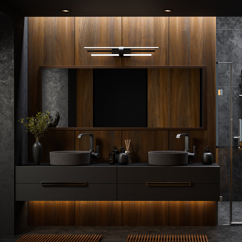 Melody 3 - Light Dimmable LED Vanity Light, Black