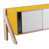 Canary Yellow and Blue/White
