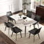 Table de salle à manger 62,99 po Modern Stone Edge-1289171916-1289171919-1301488143