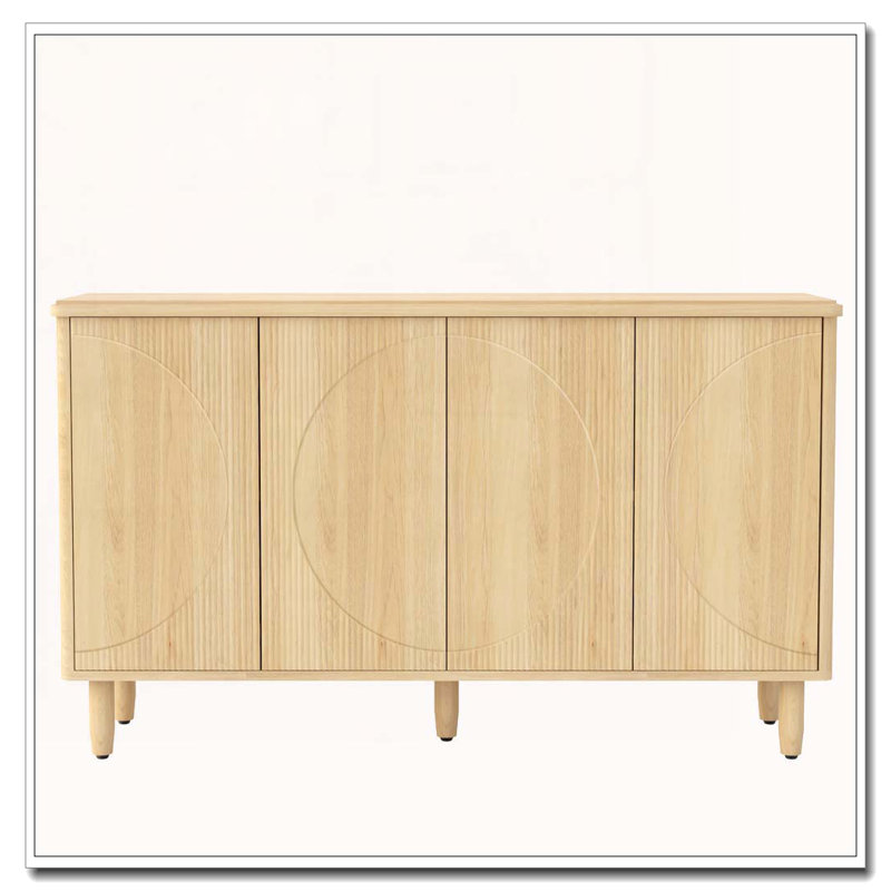 4-Door Buffet Sideboard Cabinet With Storage
