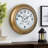 Contemporary Illuminated Large Wall Clock with Thermometer Waterproof ,21 Inch-348335497