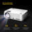 Kodak 2400 Lumens Portable Projector with Remote Included