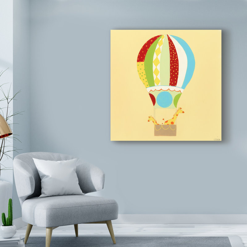 «Up Up and Away II», art sur toile, H 24 po x l 24 po x P 2 po