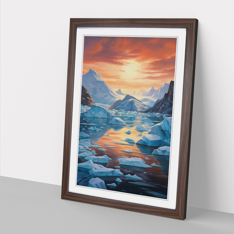 Glacier Renaissance - Framed Print
