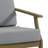 Solid Wood Teak Outdoor Lounge Chair With Cushion And Arms-114983512-114983510
