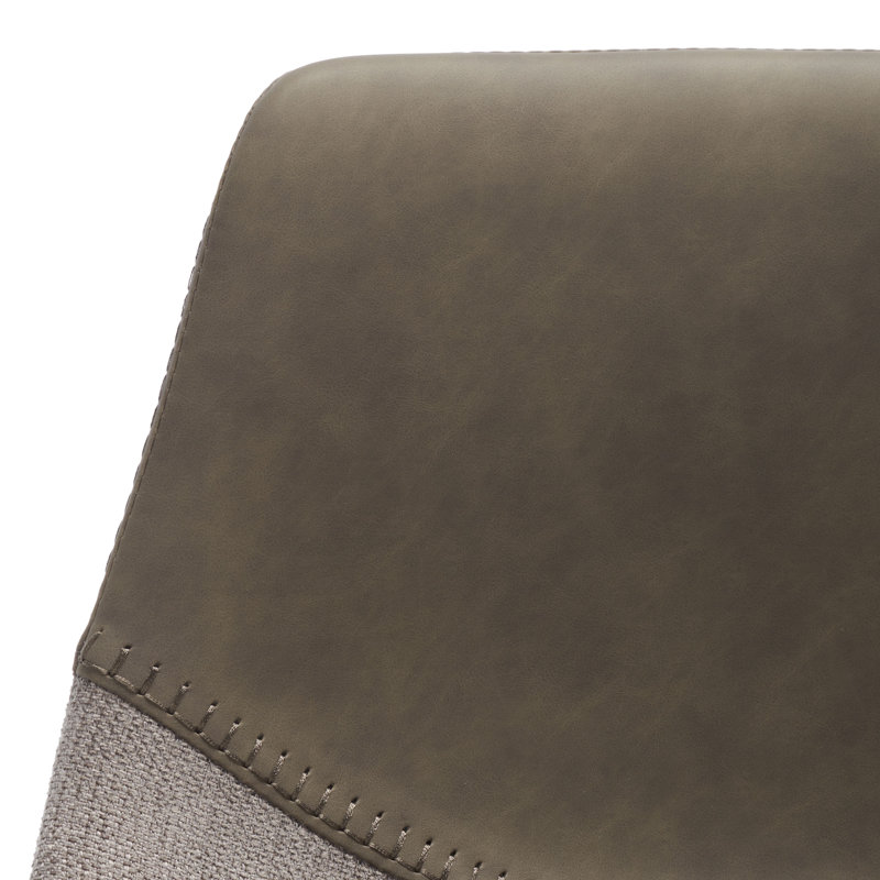 Tabouret de comptoir Granger, Gris/noir