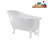 53.1'' x 25.6'' Freestanding Soaking Acrylic Bathtub-72770164-76275073