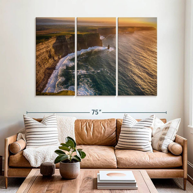 Nicci Moher Cliffs, 42" H x 65" W