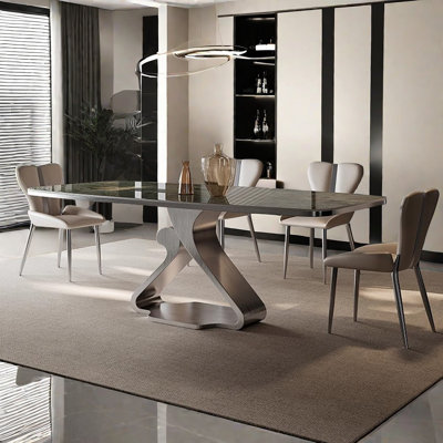 Modern Microlite Stone Dining Table Sets