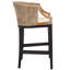 Tabouret de comptoir en bois massif Carneshia
