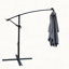 Parasol d'extérieur rectangulaire à énergie solaire 2 x 3 M à DEL avec éclairage solaire imperméable-968791179