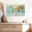 Globe terrestre carte du monde sur toile-806209353