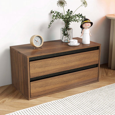 Stackable Wall Mounted Storage Cabinet with 2 Drawers
