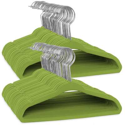  11" Velvet Non-Slip Baby Clothing Hangers
