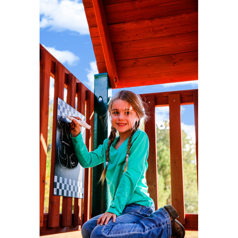 Black Metal Magnetic Chalkboard Kit for Playsets