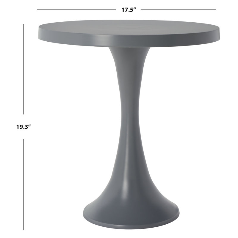 Table de bout Oxley, Gris foncé