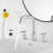 Widespread 2-handle Bathroom Faucet with Drain Assembly-74649003