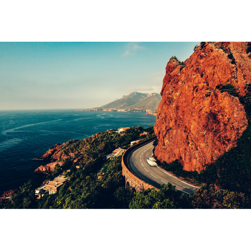French Riviera Sunrise - Wrapped Canvas Print, 61cm H x 91cm W x 3.8cm D