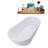 59.1'' x 28.3'' Freestanding Soaking Acrylic Bathtub-66366122