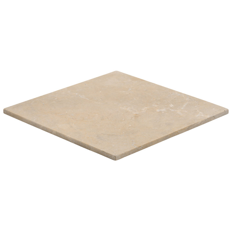 Avanti 12x12 Tumbled Marble Tile, Crema Marfil