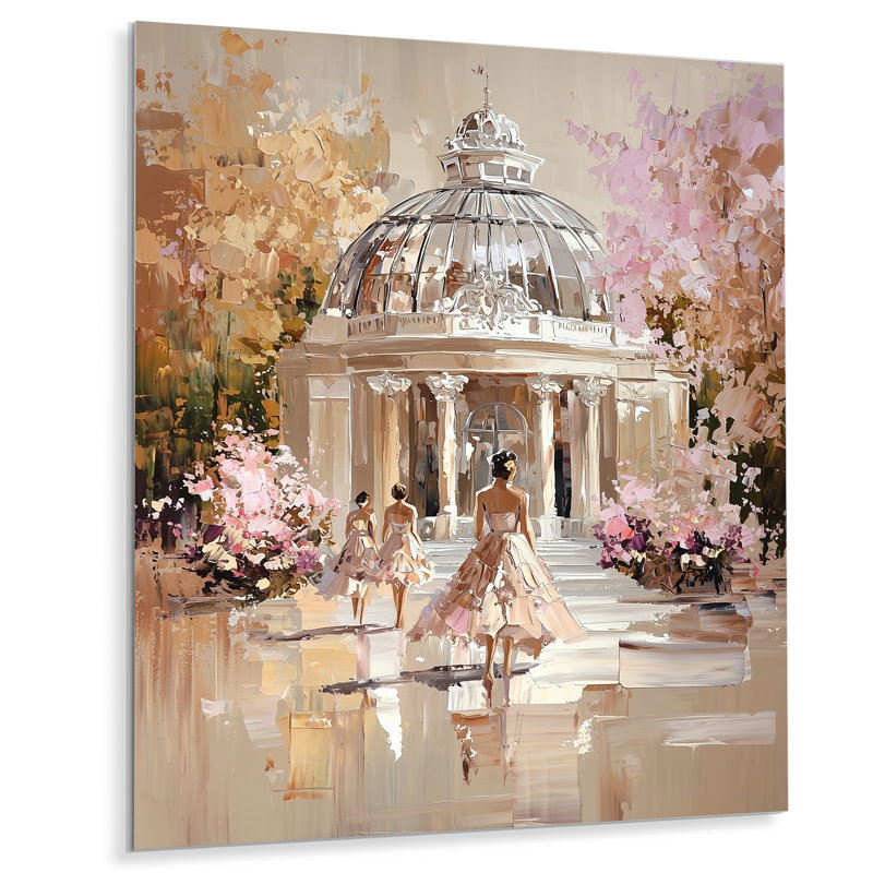 «Retiro Parks Crystal Palace Wedding - Madrid», décoration murale en métal, H 32 po x l 16 po