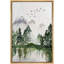 Paysage de forêt Woodland «Pastel Watercolor Misty Mountain Forest» sur-99142144-99142148