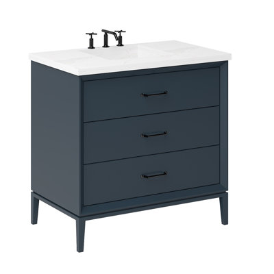 Alexandra Three-Drawer Single Bath Vanity
