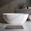 Baignoire autoportante 67 "avec drain et trop-plein 67"