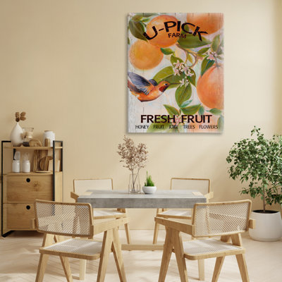 Toile U-Pick Fresh Fruit Farm, design par Diannart