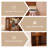 Solid Wood Boxwood Figured glass brown Corner Cabinet