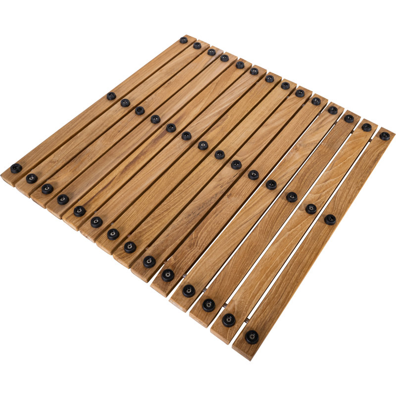 Cirota Teak Shower Mat