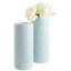 Vase de table en porcelaine bleu / blanc Fiji-50458373