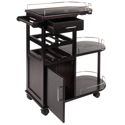 Jimmy 35.94'' H x 35.35'' W Utility Cart with Wheels